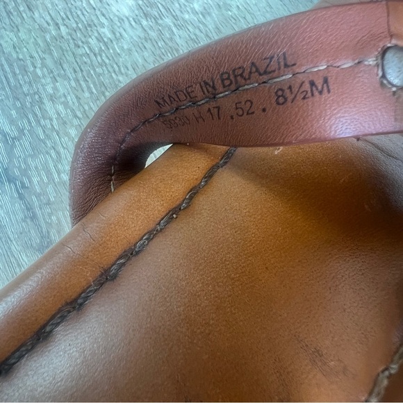 Tory Burch Miller Brown Leather Sandals - Picture 6 of 9
